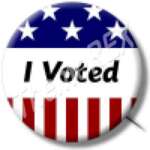I voted